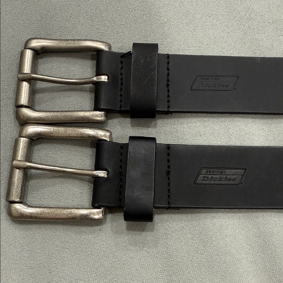 2 FOR 1 Dickies Black Belt with Metallic Buckle - Picture 3 of 6
